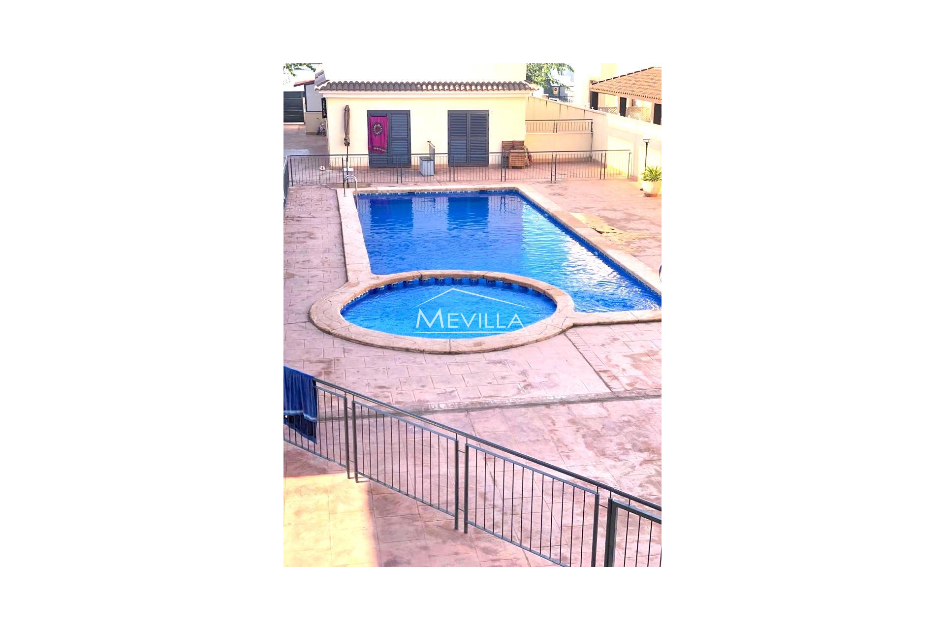 The communal swimming pool