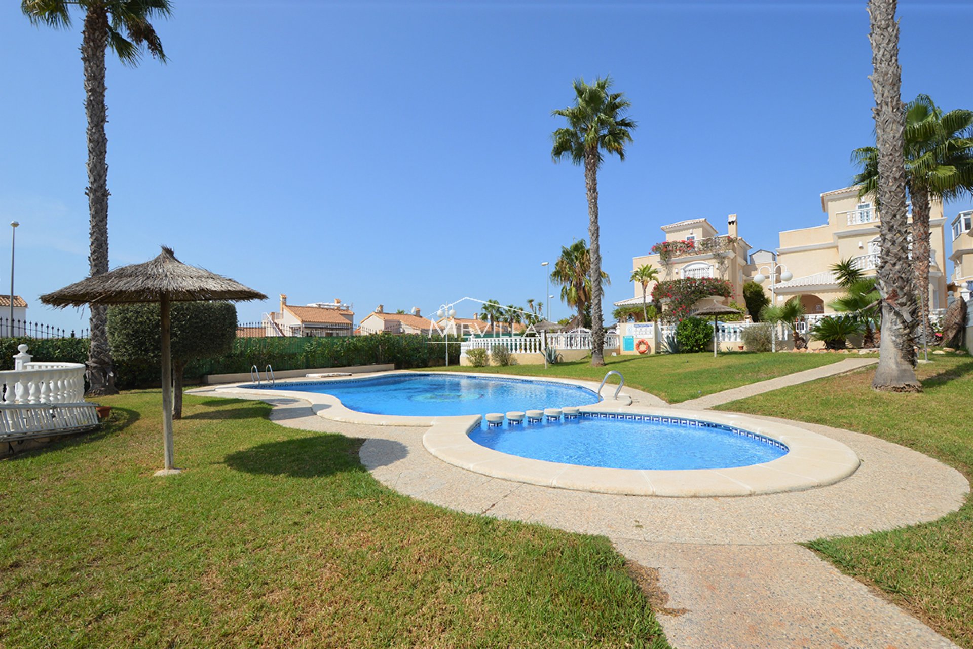 The communal swimming pool