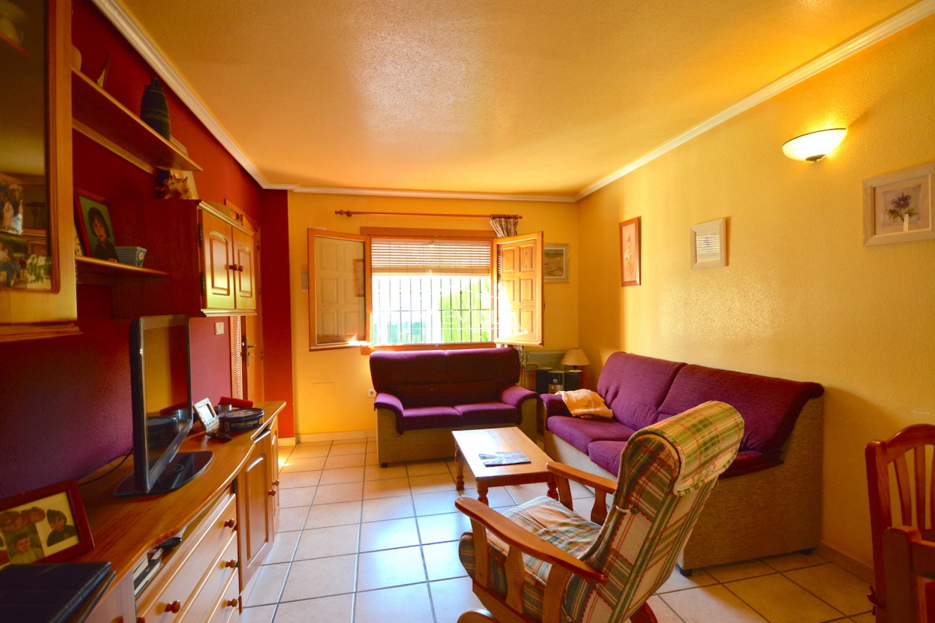 The living room