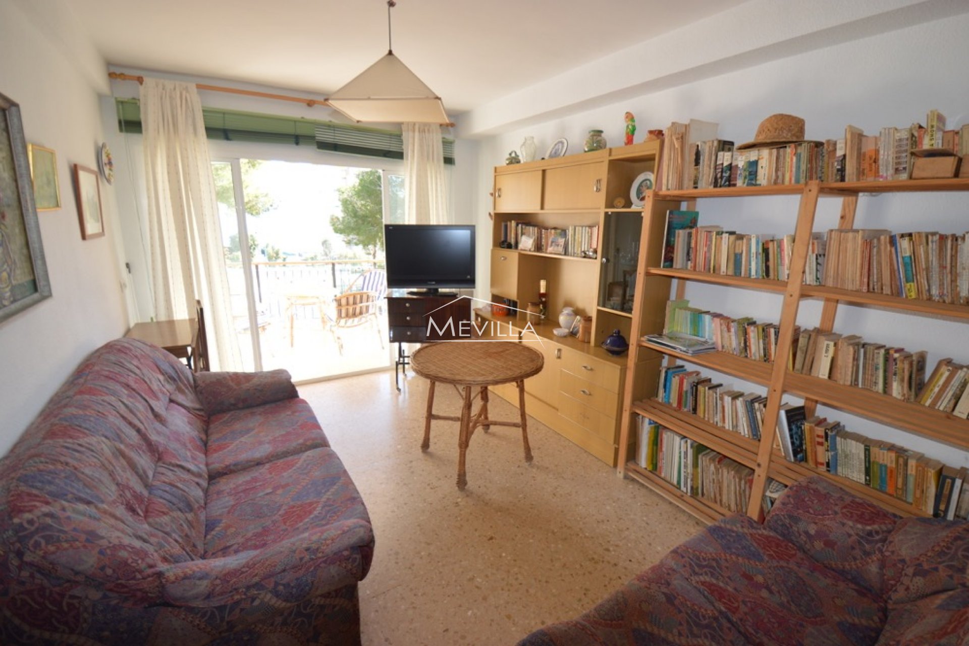 The living room 