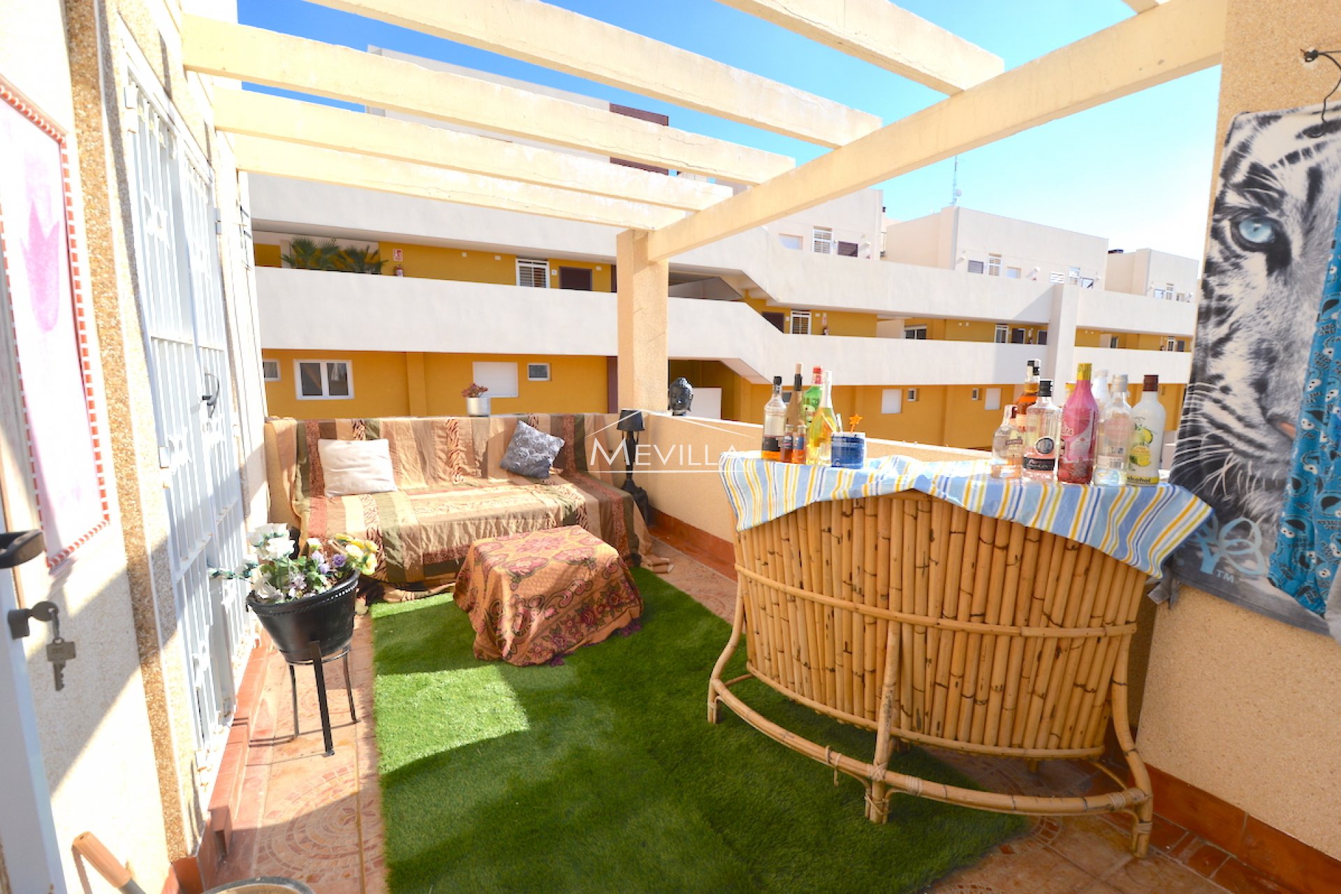 The terrace