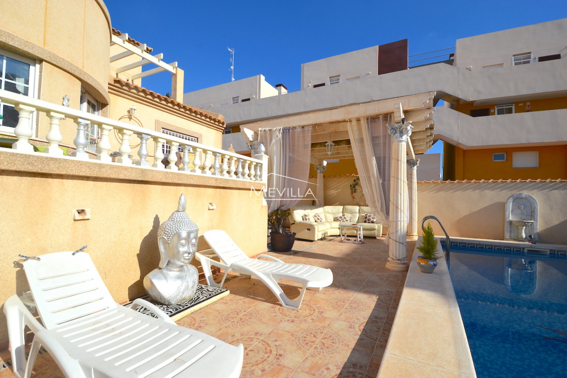 The terrace