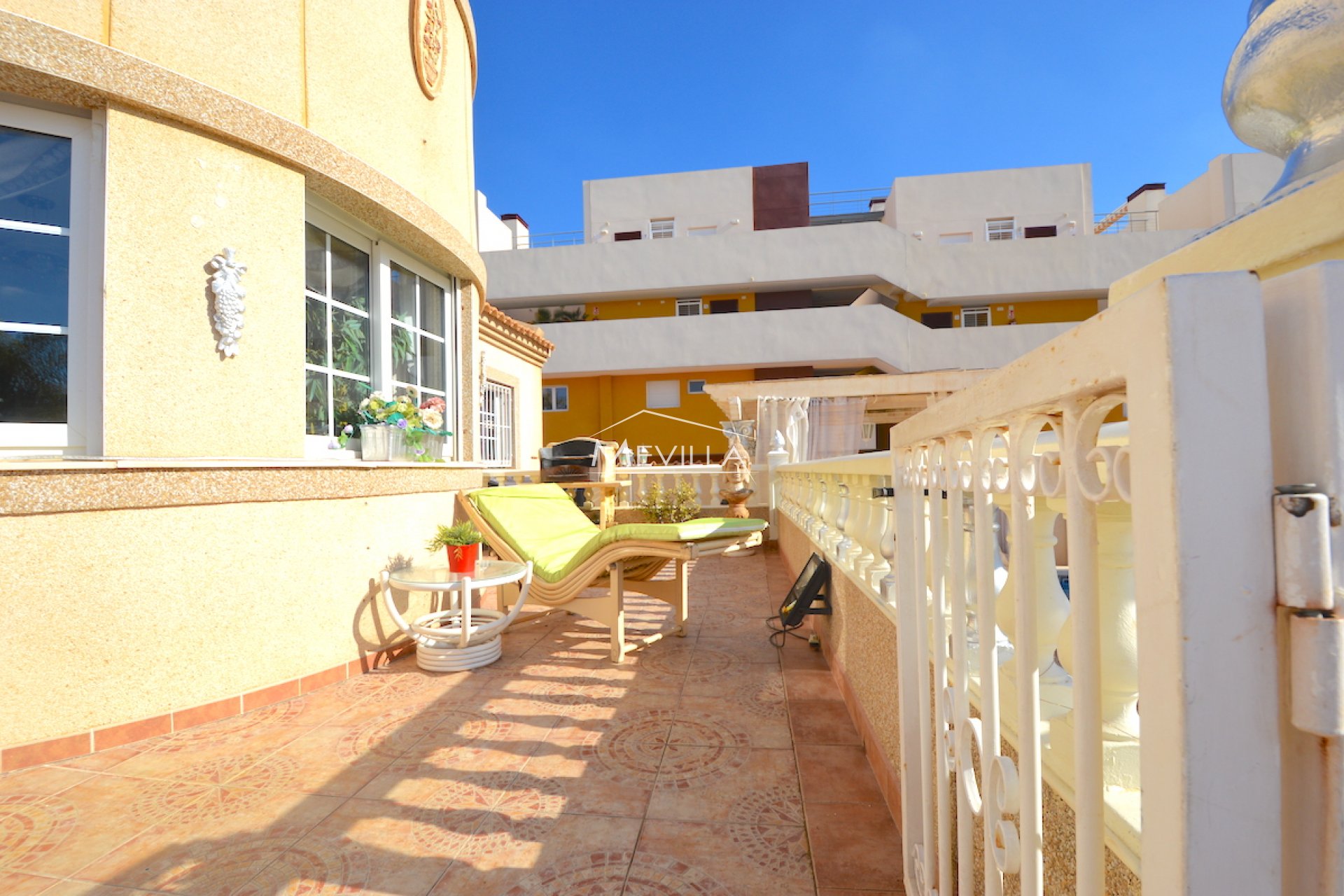 The terrace