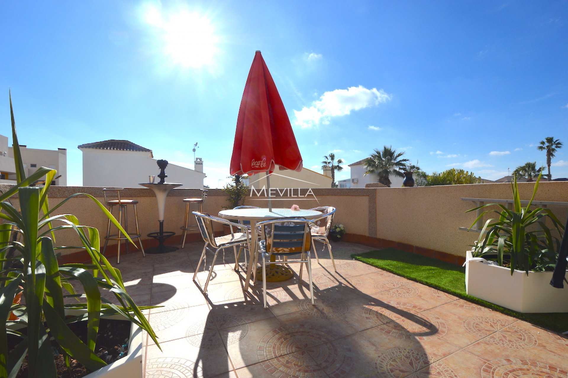 The terrace