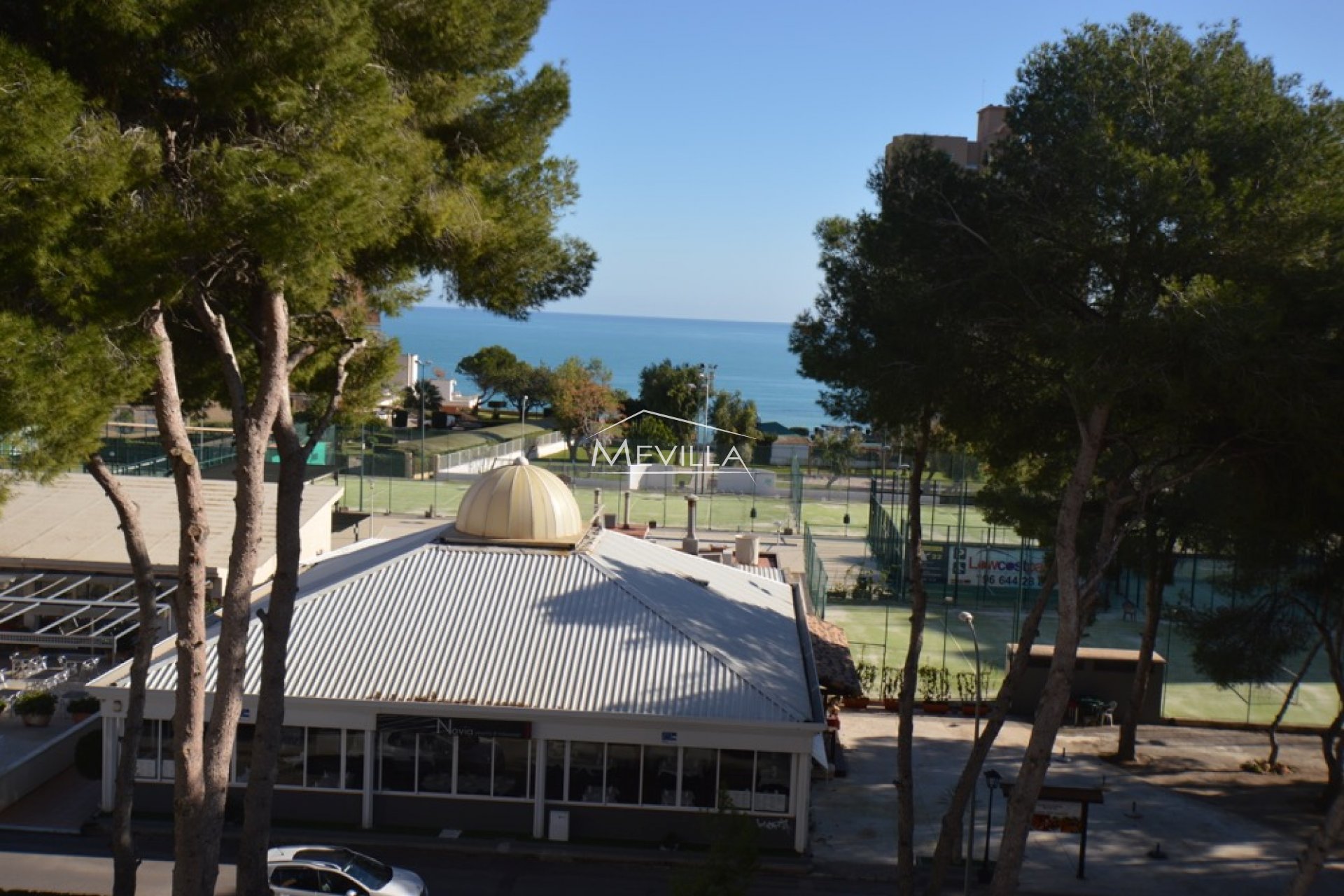 The view from the balcony 
