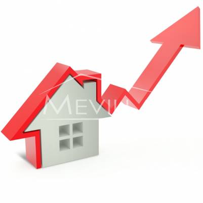 Die Anzahl der verkauften Immobilien steigt im Jahresvergleich um 8%