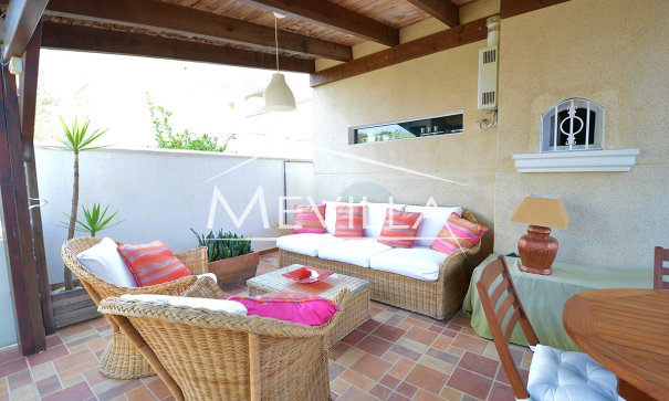 The covered terrace